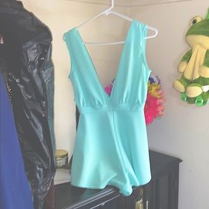 Teal Medium Fashion Nova Romper